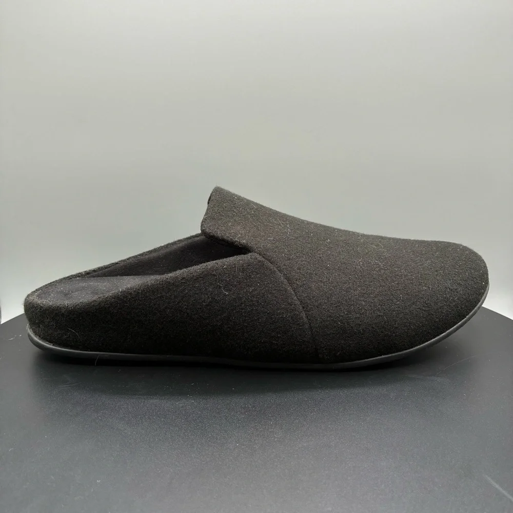 Fitflop Chrissie Suede Sandals Women’s 8.5 Black Slip On Mules - Picture 1 of 8